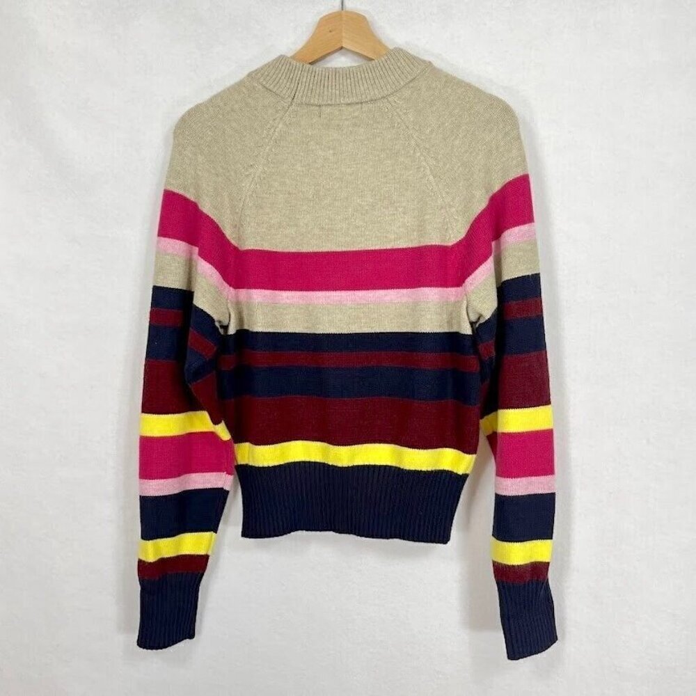 Anthropologie Lea & Viola Pullover Sweater Boho Academia Preppy Oversized NWT S - Picture 7 of 10